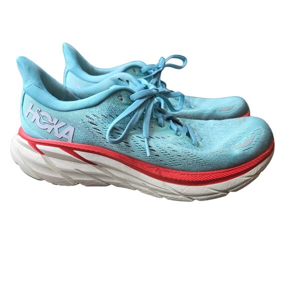 Hoka One One Women's Clifton 8 running shoes size 7.5 B No Insoles - Picture 1 of 9